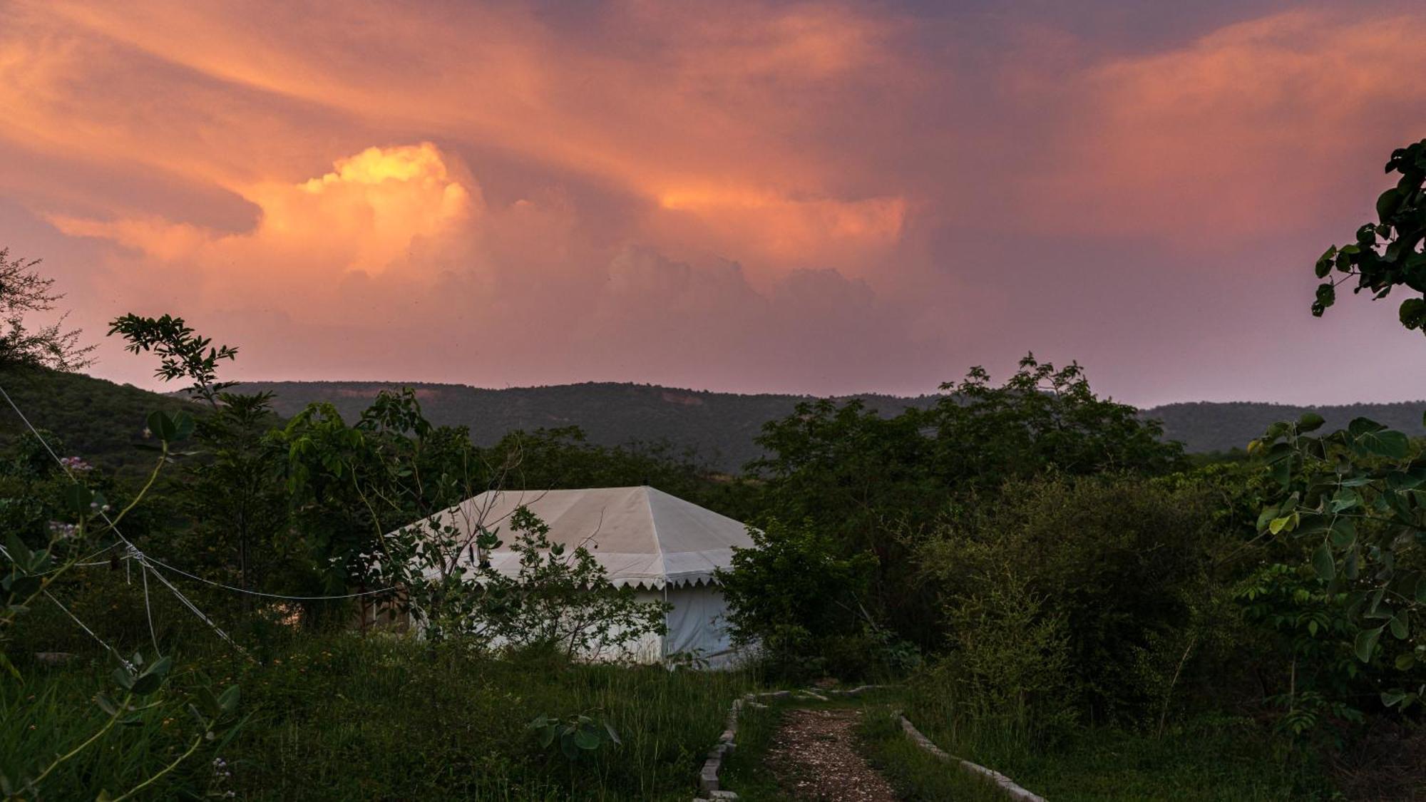 Dera Baghdarrah Nature Retreat Udaipur Eksteriør bilde